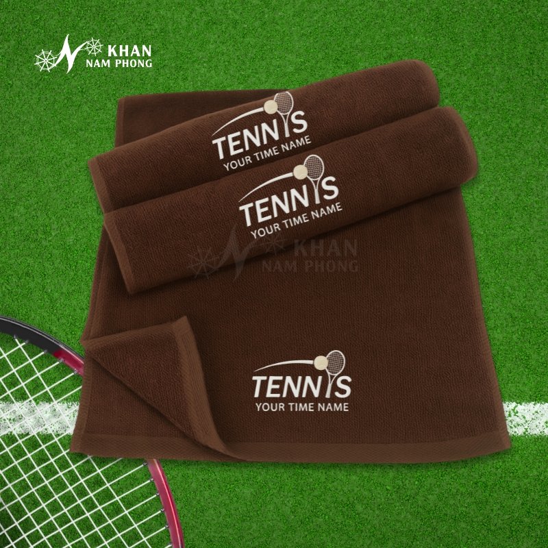 Khăn Thể Thao Cho Vận Động Viên Tennis Cotton 34X80Cm Màu Xám khăn thể thao cho vận động viên tennis