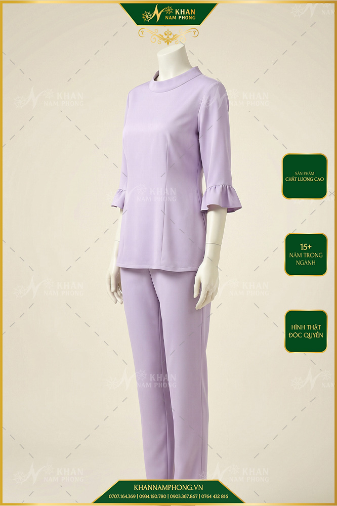 Đồng Phục Spa Màu Tím Đồng phục spa màu tím