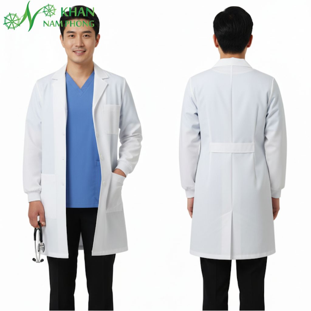 Áo Blouse Cổ Bẻ Danton Tay Dài Màu Trắng Áo blouse cổ bẻ danton tay dài màu trắng