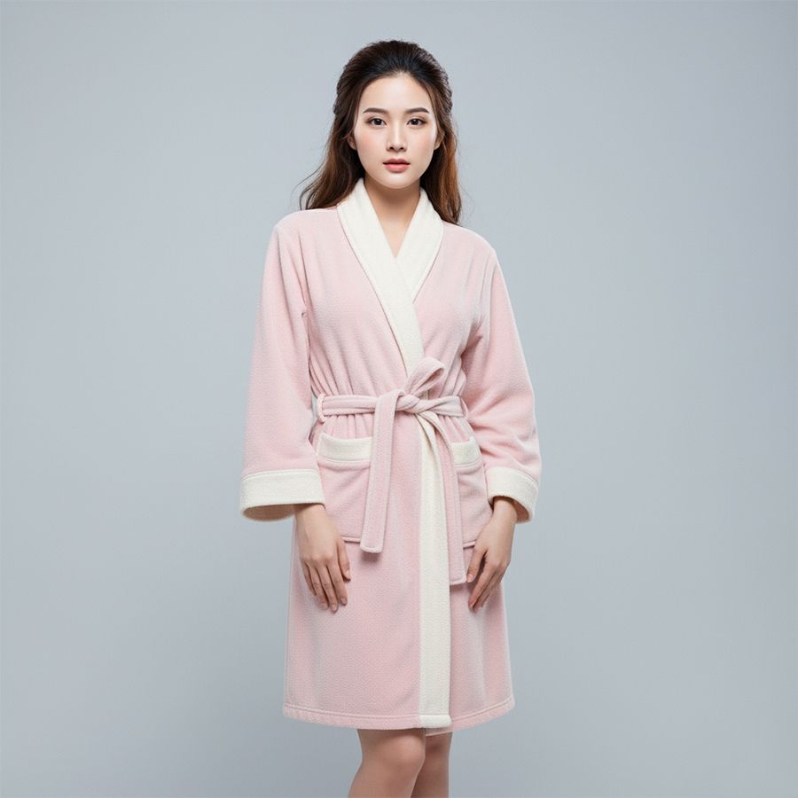 Áo Choàng Sau Tắm Áo choàng sau tắm cao cấp mang đến sự sang trọng và thoải mái cho khách hàng spa