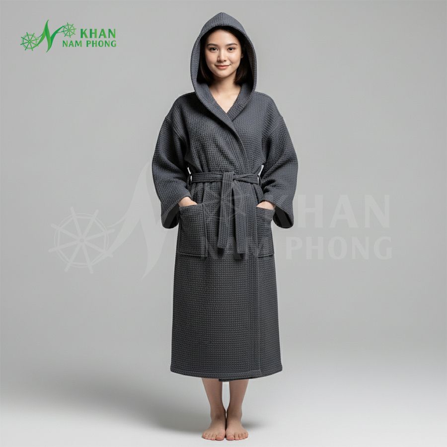 Áo Choàng Tắm Có Mũ Áo choàng tắm có mũ cao cấp từ Khăn Nam Phong