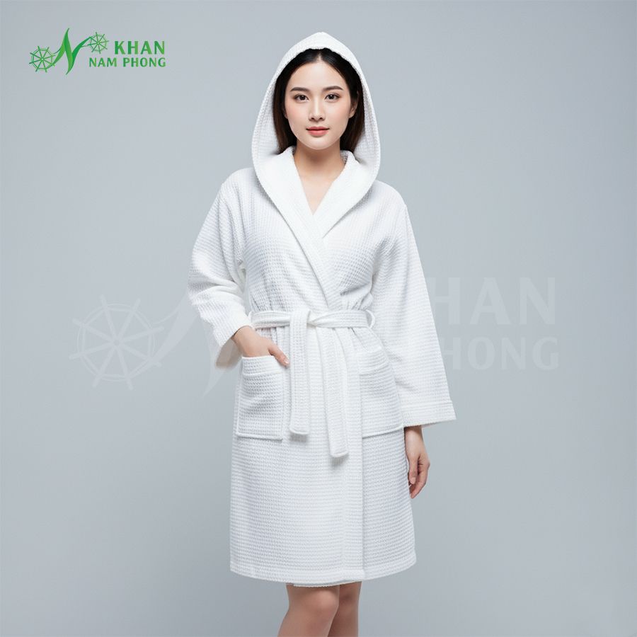 Áo Choàng Tắm Có Mũ Áo choàng tắm có mũ cao cấp