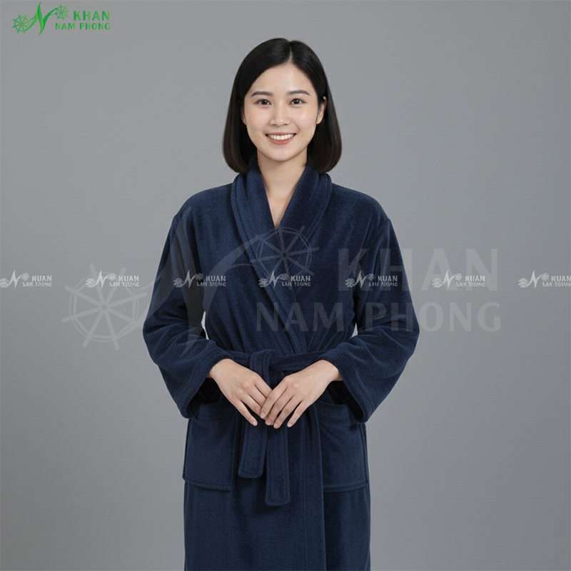 Áo Choàng Tắm Microfiber Áo choàng tắm microfiber cao cấp cho spa được thiết kế tinh tế