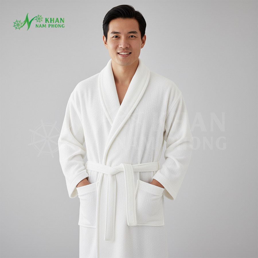Áo Choàng Tắm Mùa Đông Áo choàng tắm mùa đông cao cấp với chất liệu cotton tự nhiên