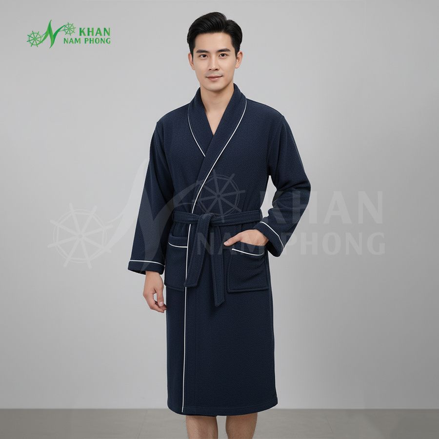 Áo Choàng Tắm Mùa Hè Một chiếc áo choàng tắm mùa hè cao cấp từ cotton 100% tự nhiên