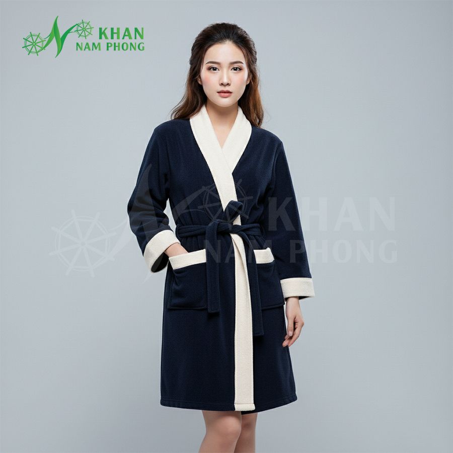 Áo Khoác Choàng Tắm Áo khoác choàng tắm cao cấp dành cho spa và khách sạn
