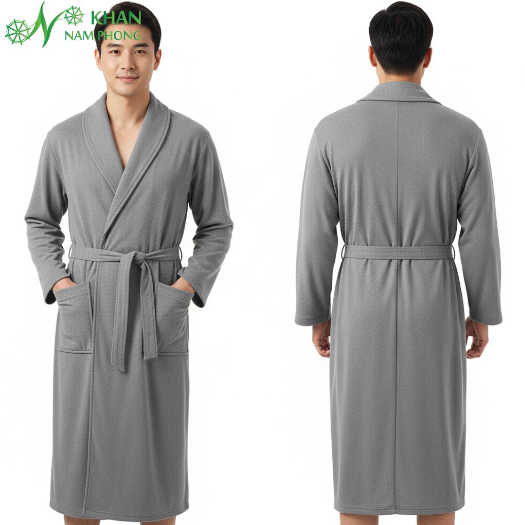 Áo Ngủ Khách Sạn Áo ngủ khách sạn cao cấp với thiết kế hiện đại và chất liệu vải cao cấp