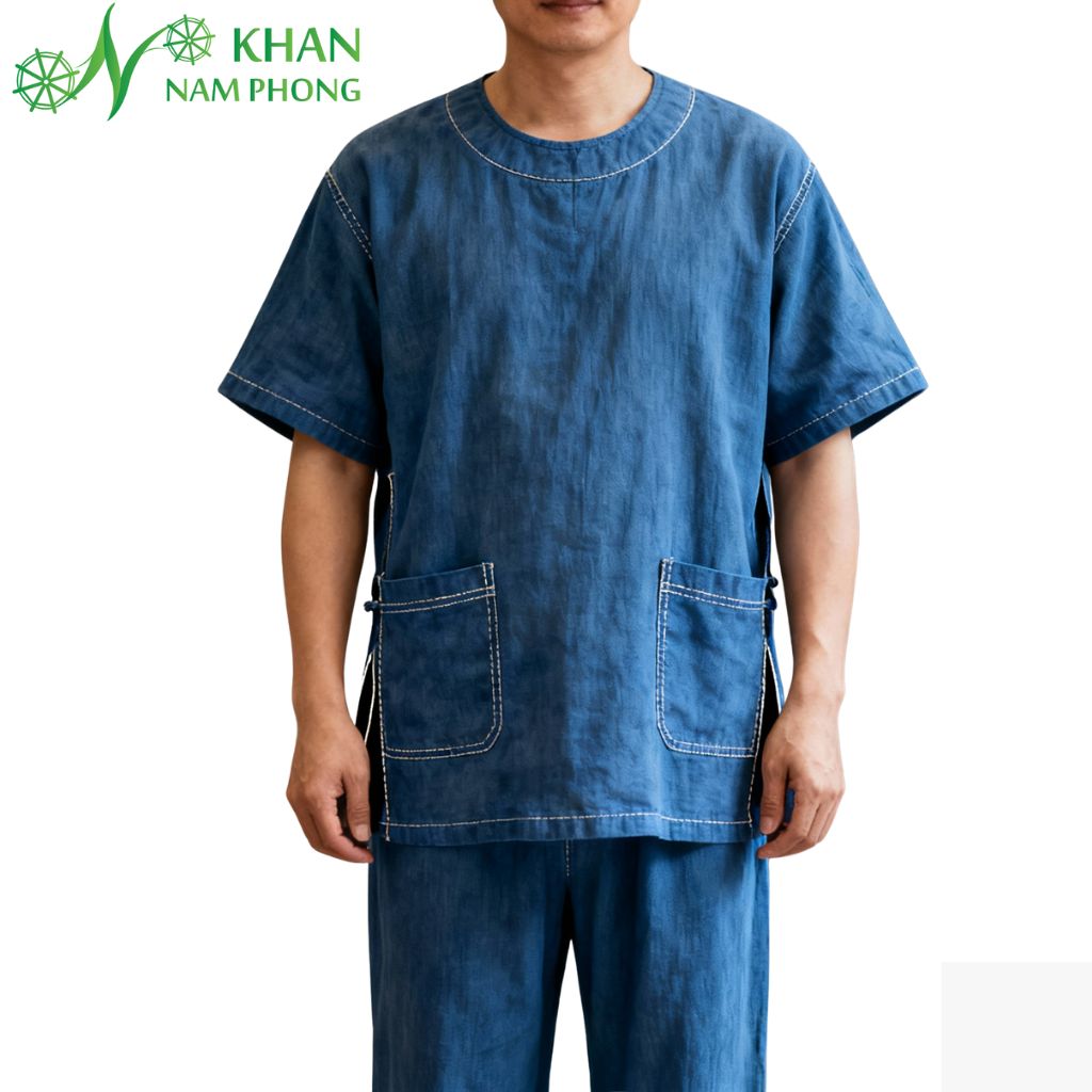 Đồng Phục Y Học Cổ Truyền Đồng phục y học cổ truyền với thêu logo đặc biệt của thương hiệu