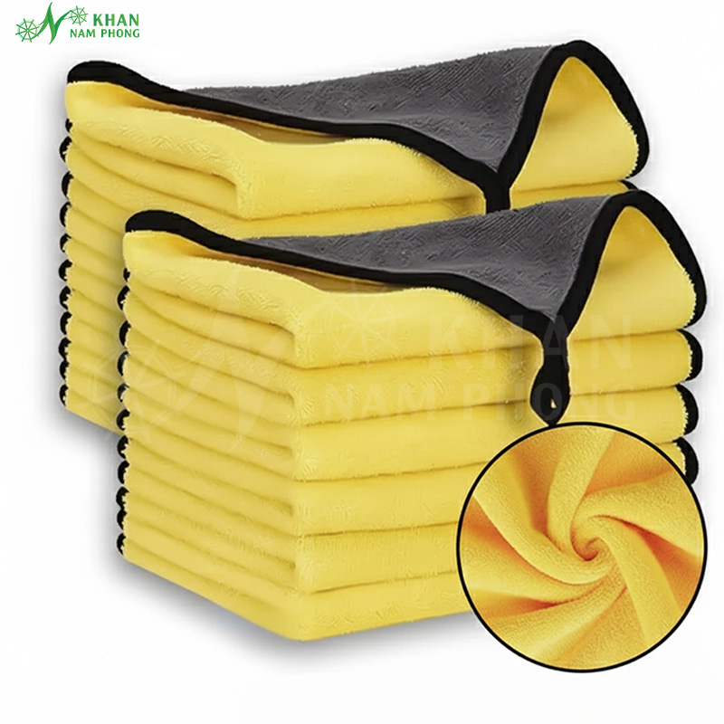 Khăn Lau Gương Khăn lau gương microfiber cao cấp mang đến sự sáng bóng cho mọi bề mặt