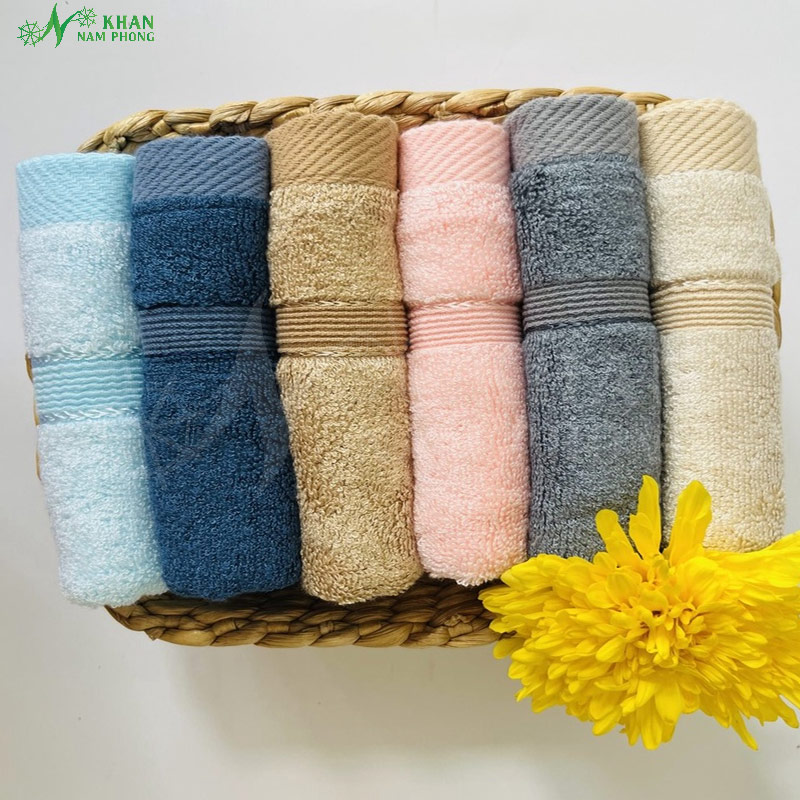 Khăn Mặt Sợi Tre Khăn mặt sợi tre cao cấp được sản xuất tại làng nghề truyền thống Mỹ Đức