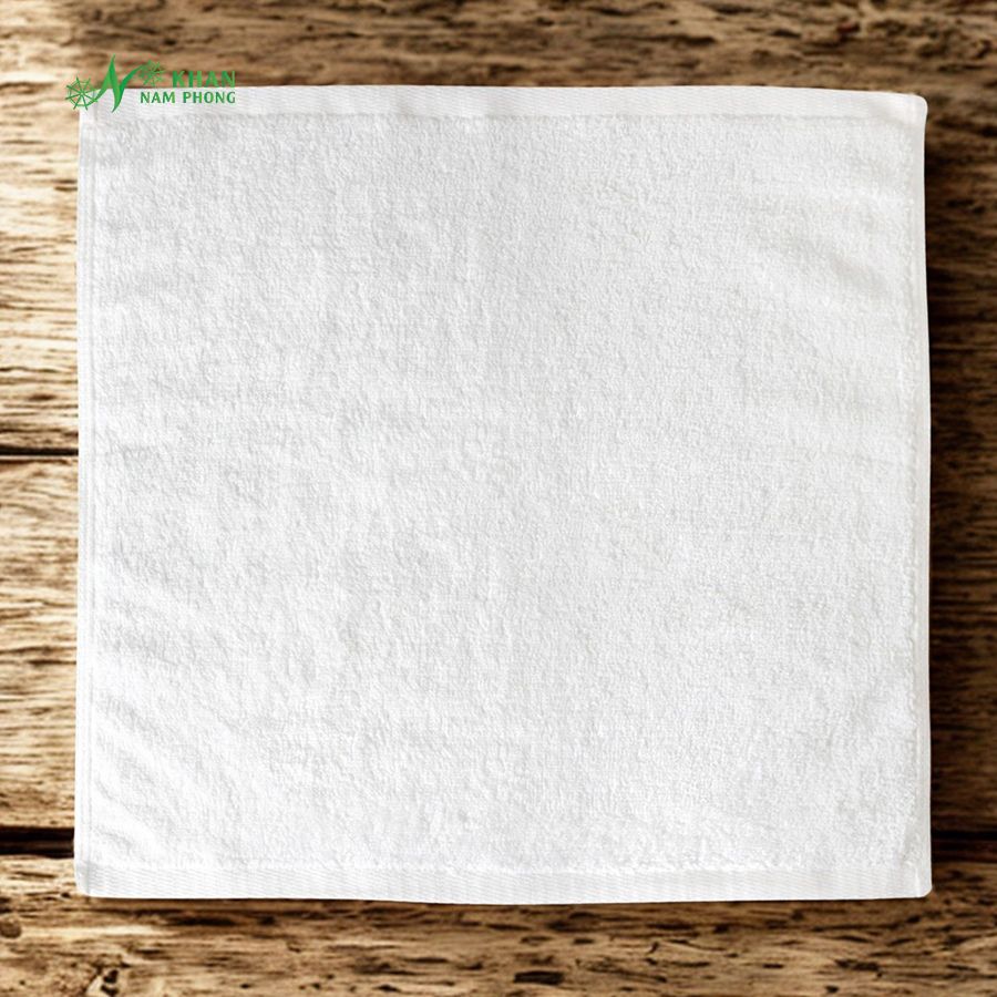 Khăn Lau Mặt Trắng Vuông 25X25Cm100 Cotton Cao Cấp Khăn lau mặt cao cấp chất liệu cotton 100% tự nhiên bảo vệ làn da