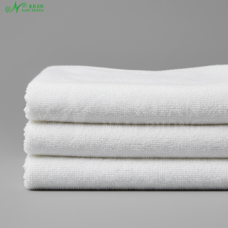 Khăn Microfiber Trắng, Khăn Microfiber Trắng Khăn microfiber cho spa, mang lại trải nghiệm sang trọng cho khách hàng