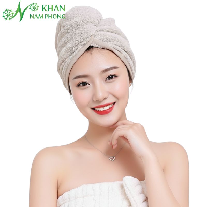 Khăn Quấn Đầu, Ủ Tóc Spa Microfiber Làm Khô Tóc Siêu Nhanh Khăn Quấn Đầu, Ủ Tóc Spa Microfiber Làm Khô Tóc Siêu Nhanh