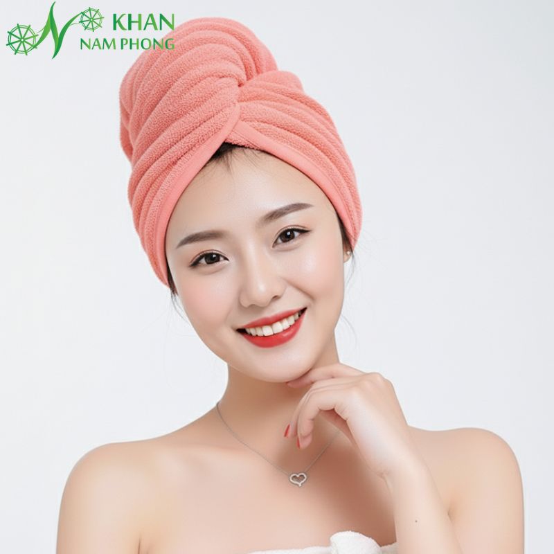 Khăn Quấn Đầu, Ủ Tóc Spa Microfiber Làm Khô Tóc Siêu Nhanh Khăn Quấn Đầu, Ủ Tóc Spa Microfiber Làm Khô Tóc Siêu Nhanh