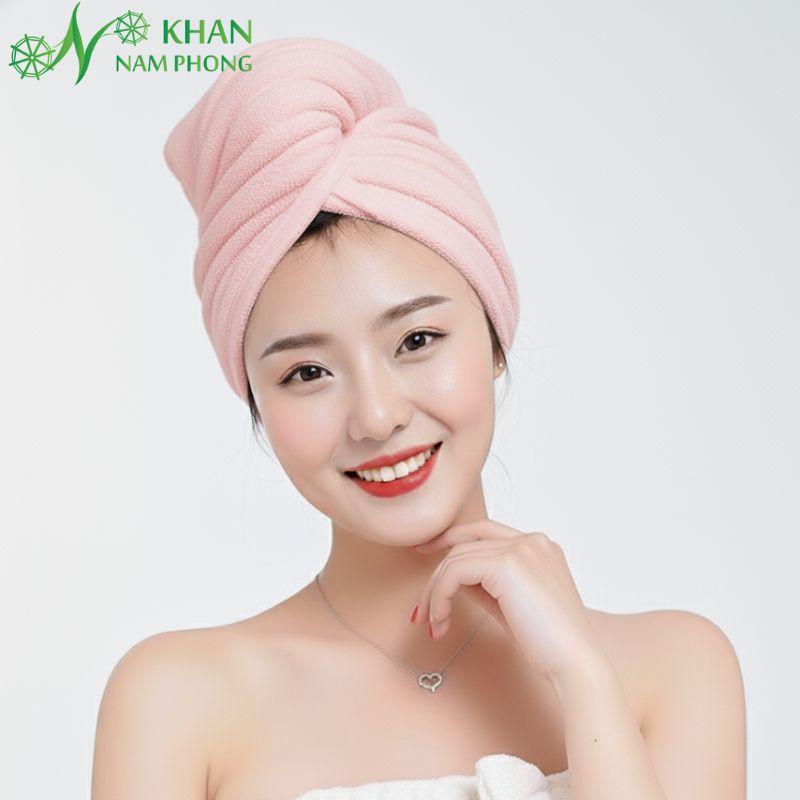 Khăn Quấn Đầu, Ủ Tóc Spa Microfiber Làm Khô Tóc Siêu Nhanh Khăn Quấn Đầu, Ủ Tóc Spa Microfiber Làm Khô Tóc Siêu Nhanh