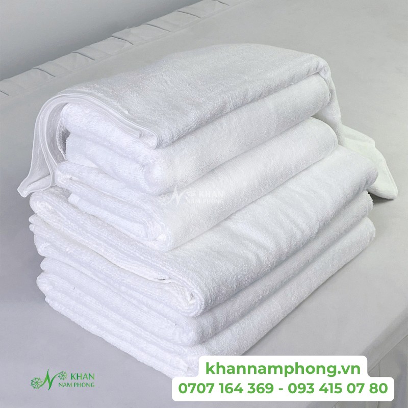 Khăn Tắm Khách Sạn 100% Cotton Cao Cấp 70Cm×140Cm – 500Gr Màu Trắng Khăn Tắm Khách Sạn 100% Cotton Cao Cấp 70cm×140cm – 500Gr Màu Trắng