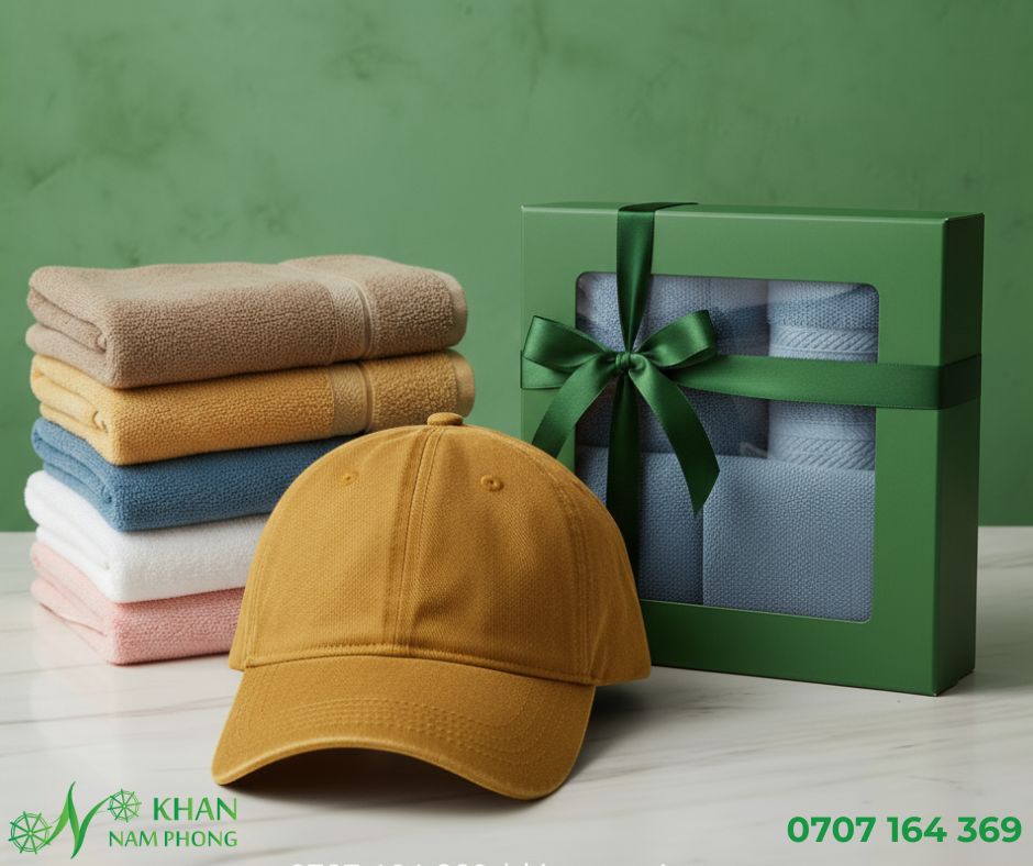 Top Quà Tặng Kết Nối Hot: Gắn Kết Khách Hàng &Amp; Lan Tỏa Thương Hiệu Combo khăn và món lưỡi trai món quà phù hợp với sự kiến ngoài trời