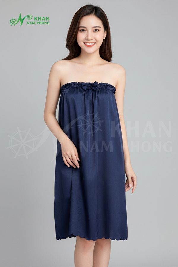 Bộ Váy, Áo Quây Lửng Spa, Massage Vải Lụa Cao Cấp Màu Xanh Than Bộ Váy, Áo Quây Lửng Spa, Massage Vải Lụa Cao Cấp Màu Xanh Than