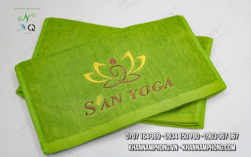 Quà Tặng Yoga Độc Đáo Nâng Tầm Thương Hiệu Doanh Nghiệp Khăn tập yoga in logo thương hiệu quà tặng thực tế