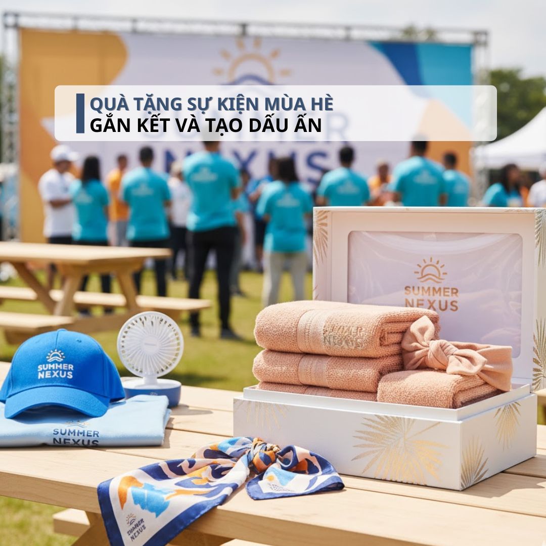 Gợi ý 10+ Món Quà Tặng Mùa Hè Đơn Giản Mà Thiết Thực Quà tặng sự kiện mùa hè – Gắn kết và tạo dấu ấn